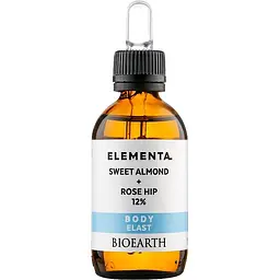 Сироватка для еластичності шкіри Bioearth Elementa Sweet Almond Rose Hip 12% 50 мл