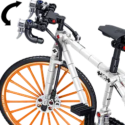 Конструктор велосипед ZHEGAO ROAD BIKE шосейний спортивний 244 деталі - мініатюра 5