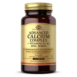 Вітаміни та мінерали Solgar Advanced Calcium Complex, 120 таблеток