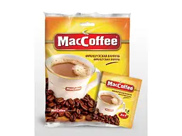 Кава швидкорозчинна MACCOFFEE 360г 3в1 Французька ваніль