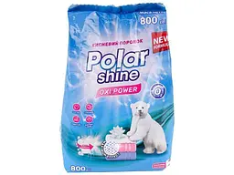 Пральний порошок POLAR SHINE 800 г КИСНЕВИЙ для всіх типів прання Oxi Power