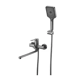 Змішувач для ванни Mixxus Lord 006 Euro Graphite (MI7142) - мініатюра 2