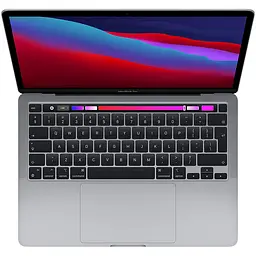 MacBook Pro 13" з Touch Bar Apple M1 (8C CPU/8C GPU), 8 ГБ, 256 ГБ, Космічний сірий (Grade A) Seller Refurbished