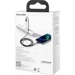 Кабель Baseus Superior Series USB to iP 2.4 A 1 м Black (CALYS-A01) - мініатюра 4