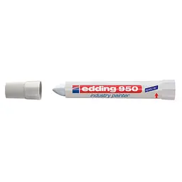 Маркер Edding Industry Paint конусоподібний 10 мм білий (e-950/11)
