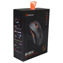 Миша MEETION Wired + 2.4 G+Bluetooth Gaming mouse GW33 |6 Keys, 10000dpi, 25-60h, RGB| - мініатюра 3
