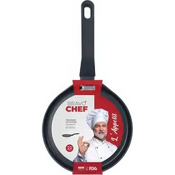 Сковорода Bravo Chef L'Appetit  для млинців 22 см (BC-1103-22Р) - мініатюра 4