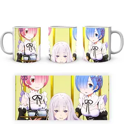 Кухоль GeekLand Re:Zero. Життя з нуля в альтернативному світі Емілія Рам Рем RZ 02.006 330 мл білий - мініатюра 4