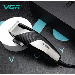 Машинка для стрижки волосся VGR V121, дротова, з насадками, ножі з нержавіючої сталі - мініатюра 5