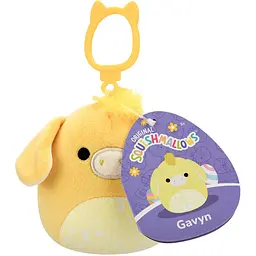 М'яка іграшка на кліпсі Squishmallows Віслючок Гевін 9 см (SQCP00461) - мініатюра 2
