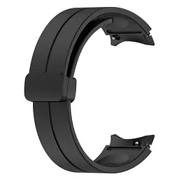 Браслет Cls-black для Samsung Galaxy Watch 4 - чорний ширина кріплення 20мм силікон Watchbands (W34-4WB21134651) - мініатюра 2