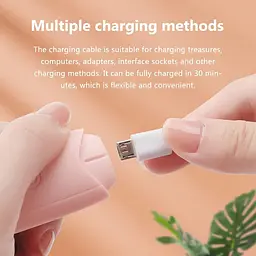 USB-перезаряджуваний тепловий імпульсний пристрій проти свербіння, електронна паличка для зняття свербіння на відкритому повітрі - мініатюра 3