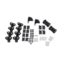 Душова кабіна Qtap Pisces BLA109-11SC5 90-105x90-105 см, скло Clear 5 мм без піддона, Чорний, Універсальна, прозорий - мініатюра 6
