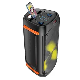Акустика-караоке Hoco bs53 Manhattan wireless dual mic outdoor BT speaker - мініатюра 2