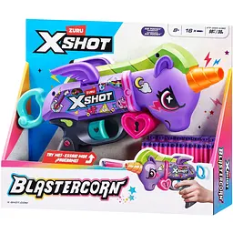 Бластер X-Shot Purple Blastercorn швидкострільний 16 патронів (36882R) - мініатюра 6