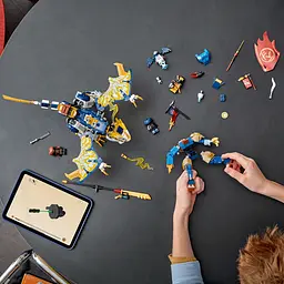 Конструктор LEGO Ninjago Розбійник: Робот-вершник на драконі 584 деталі (71843) - мініатюра 13