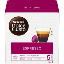 Набір кави в капсулах Nescafe Dolce Gusto Espresso 48 шт. 264 г (3 пак. x 16 шт. 88 г) - мініатюра 3