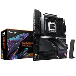 Материнська плата B850 A ELITE WF7 sAM5 B850 4xDDR5 M.2 Wi-Fi BT ATX Gigabyte teh0018940 - мініатюра 6