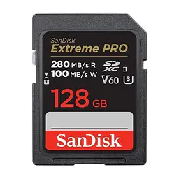 Карта пам'яті SanDisk 128GB SD class 10 Extreme PRO (SDSDXEP-128G-GN4IN)