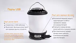 Ліхтар кемпінговий Fenix CL30R чорний - мініатюра 8
