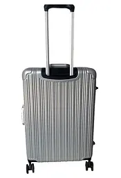 Валіза Airtex 228 на 4 колесах полікарбонат кодовий замок TSA 4 колеса 360° об'єм 108 л сріблястий - мініатюра 6