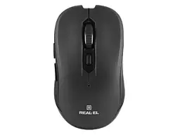 Миша REAL-EL RM-331 W Black (EL123200044) - мініатюра 2