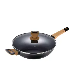 Сотейник з кришкою Bergner Earth black 28 см (BG-34628-BK) - мініатюра 1