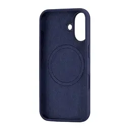 Чохол Silicone Case Full Cover with MagSafe iPhone 16 Blue - мініатюра 2