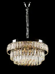 Хромована кришталева люстра Splendid Ray L2211/500/5+LED (CR) з пультом та 3 режимами світла - мініатюра 3