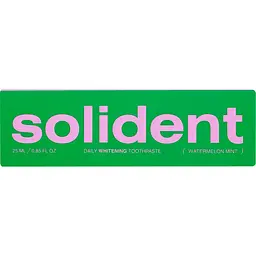 Щоденна відбілювальна зубна паста Solident Watermelon mint кавун-м'ята 25 мл - мініатюра 3