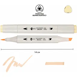 Маркер акварельный Santi sketch SM-23 айвори 6 шт. (390536) - миниатюра 2