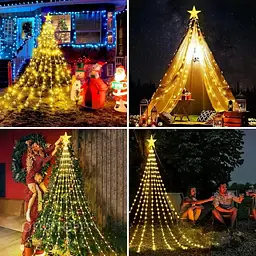 Гірлянда-штора XPRO Сіточка 2х2 м з 240 LED, водонепроникність IP44 (234564336_295) - мініатюра 8
