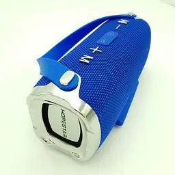 Бездротова акумуляторна колонка Bluetooth акустика FM MP3 AUX USB Hopestar H24 синій - мініатюра 3