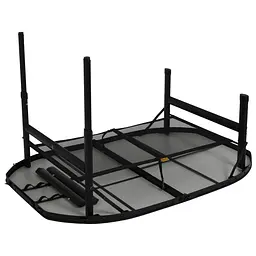 Стіл Bo-Camp Northgate Oval 120x80 cm Black/Grey (1404187) - мініатюра 3