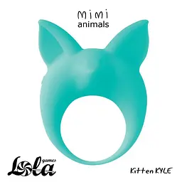 Віброкільце Lola Games MiMi Animals Kitten Kyle 7.8 см (зелений) - мініатюра 2