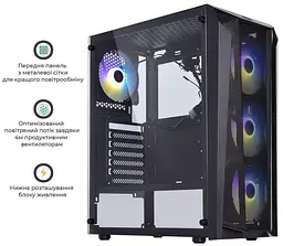 Корпус QUBE BOREY Black (BOREY_F5NU3) Без БП - мініатюра 4