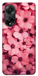 Чохол Demsky Pink flowers для Oppo A58 4G