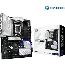 Материнська плата AsRock Z890 PRO RS (1851/Z890, 4xDDR5, PCIex16, HDMI/DP/TB4, 4xSATA, 4xM.2, 2.5Glan, 7.1c, ATX) - мініатюра 5