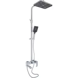 Душова система універсальна Qtap Swan Cascada на три споживача (з виливом) QTSWA111CRM45566 Chrome, Хром