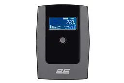 2E Джерело безперебійного живлення DD650, 650VA/360W, LCD, USB, 2xSchuko - мініатюра 2