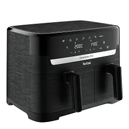 Фритюрниця Tefal Dual Easy Fry & Grill EY901N10, 8.3 л, 7 програм приготування, LCD екран, автоматичне відключення