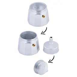 Кавоварка гейзерна Kamille KM-2500 150 мл - мініатюра 7