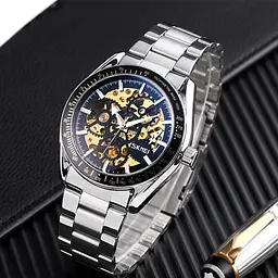 Чоловічий наручний годинник 9194SI Silver Skmei acs0029863 - мініатюра 4