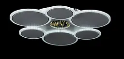 Люстра стельова LED Splendid Ray L2639/560/6+1, 112W, білий, з пультом, сучасний стиль - мініатюра 2