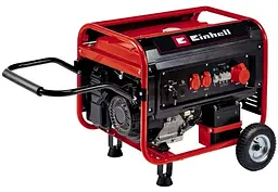 Генератор Синхронний Einhell TC-PG 65/E5, 230В/380В, 3.6кВт (макс. 6.51кВт), електростарт, 25л, 83кг / 3600 Вт / Бензин (4152610)