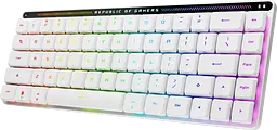 Клавіатура бездротова Asus ROG Falchion RGB White (90MP03EC-BKMA10) - мініатюра 2