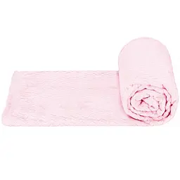Плед-покривало Extra Soft Springos HA7128 світло-рожевий 130x180 см - мініатюра 4