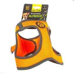 Шлея для собак GimDog Alfresco, M, 41-44 см, оранжевая