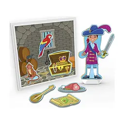 Ігровий набір Melissa & Doug магнітний Піратська бухта (MD30664) - мініатюра 3