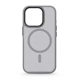 Чехол для Apple iPhone 15 Pro, Uniq MagCase, серый, противоударный, панель-накладка с MagSafe, ударопрочный TPU+PC, с магнитом MagSafe, поддержка полноценной беспроводной зарядки, ArmorStandart (ARM75278)
